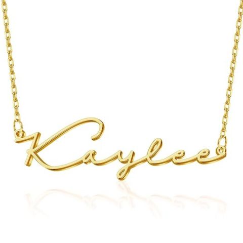 Personalized Name Handwriting Pendant Necklace