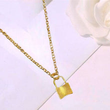 Lock Design Pendant Necklace – Symbol of Security and Style