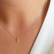 Bezel Gemstone Necklace – Minimalist Silver Jewelry for Everyday Elegance