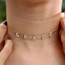 Personalized Gothic Name Choker Necklace – Custom & Unique Jewelry