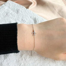 Airplane Silver Bracelet – Travel-Inspired Minimalist Jewelry