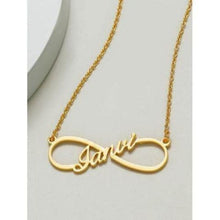 Personalized Name Infinity Necklace – Gold Pendant Jewelry