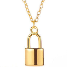 Lock Design Pendant Necklace – Symbol of Security and Style