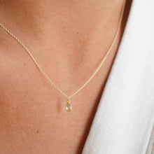 Bezel Gemstone Necklace – Minimalist Silver Jewelry for Everyday Elegance