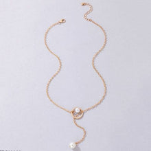 Twin Pearl Pendant Necklace – Elegant Double Pearl Charm