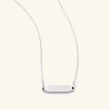 Love Yourself First Necklace in Silver with Arabic and English engravings, worn at 18 inches.

