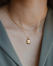 Solid Gold Starlight Birthstone Necklace 14K Gold Personalized Jewel Flairs