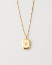 Solid Gold Starlight Birthstone Necklace 14K Gold Personalized Jewel Flairs