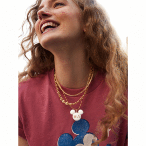 Disney Mickey Mouse Initial Necklace - Custom Enamel Necklace | Jewel Flairs