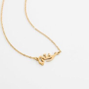 Sister Calligraphy Necklace - Custom Sterling Silver Sister Jewelry | Jewel Flairs