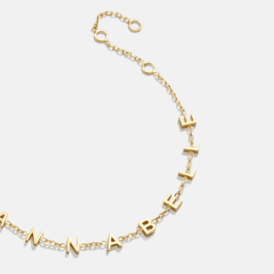18k Gold Custom Name Bracelet - Personalized Solid Gold Bracelet | Jewel Flairs