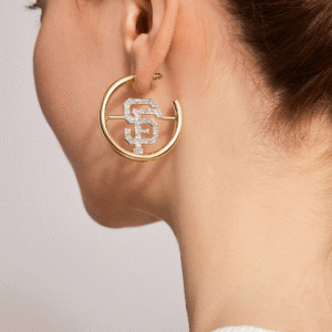 Custom San Francisco Giants Hoops - Personalized Team Spirit Earrings | Jewel Flairs