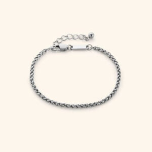 Wheat Chain Bracelet - Sterling Silver Bracelet for Women | Jewel Flairs