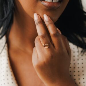 Eternal Knot Ring - Sterling Silver Celtic Knot Statement Ring | Jewel Flairs